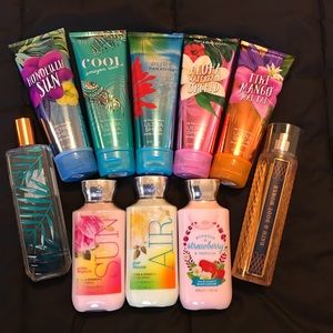 Lot of 10 Bath & Body Works